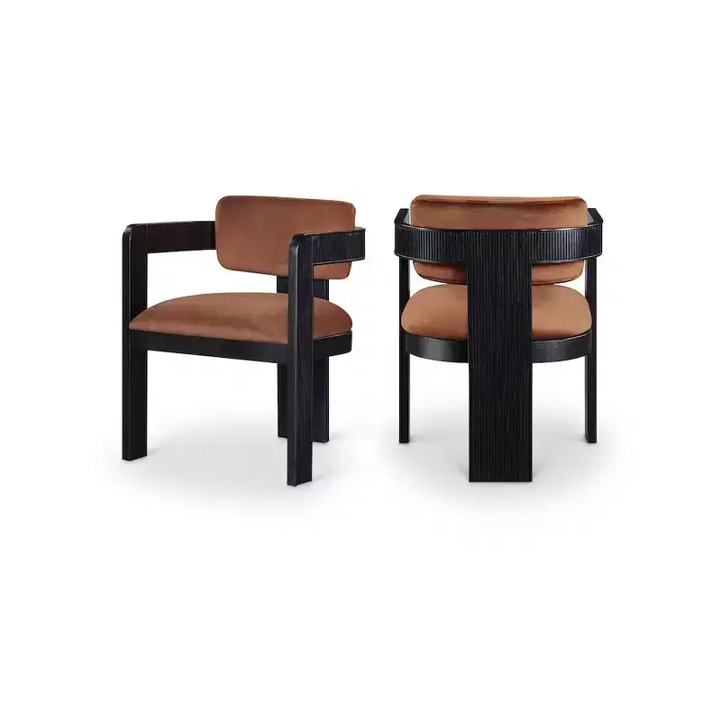 Meridian Furniture,Sacha Velvet Dining Chair, Set of 2