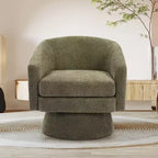 Fauteuil pivotant Chenille 360° avec rangement, une place – Beige / Vert / Gris / Rose