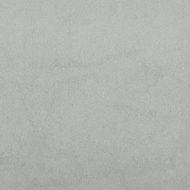 Causeuse 2 places en velours gris clair avec cadre en métal