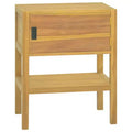 vidaXL Bathroom Cabinet 23.6x15.7x29.5 Solid Wood Teak