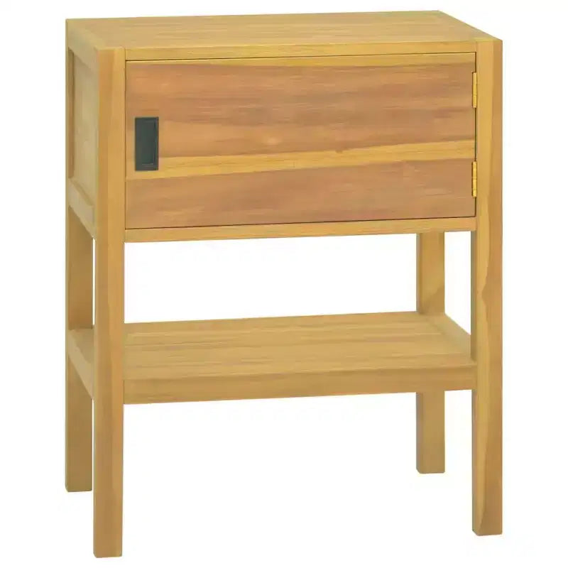 vidaXL Bathroom Cabinet 23.6x15.7x29.5 Solid Wood Teak