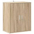 vidaXL Shoe Cabinet Sonoma oak Engineered wood Compact
