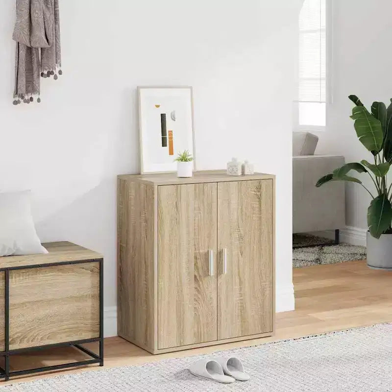 Meuble à chaussures, beige, 2 portes, capacité 5 paires